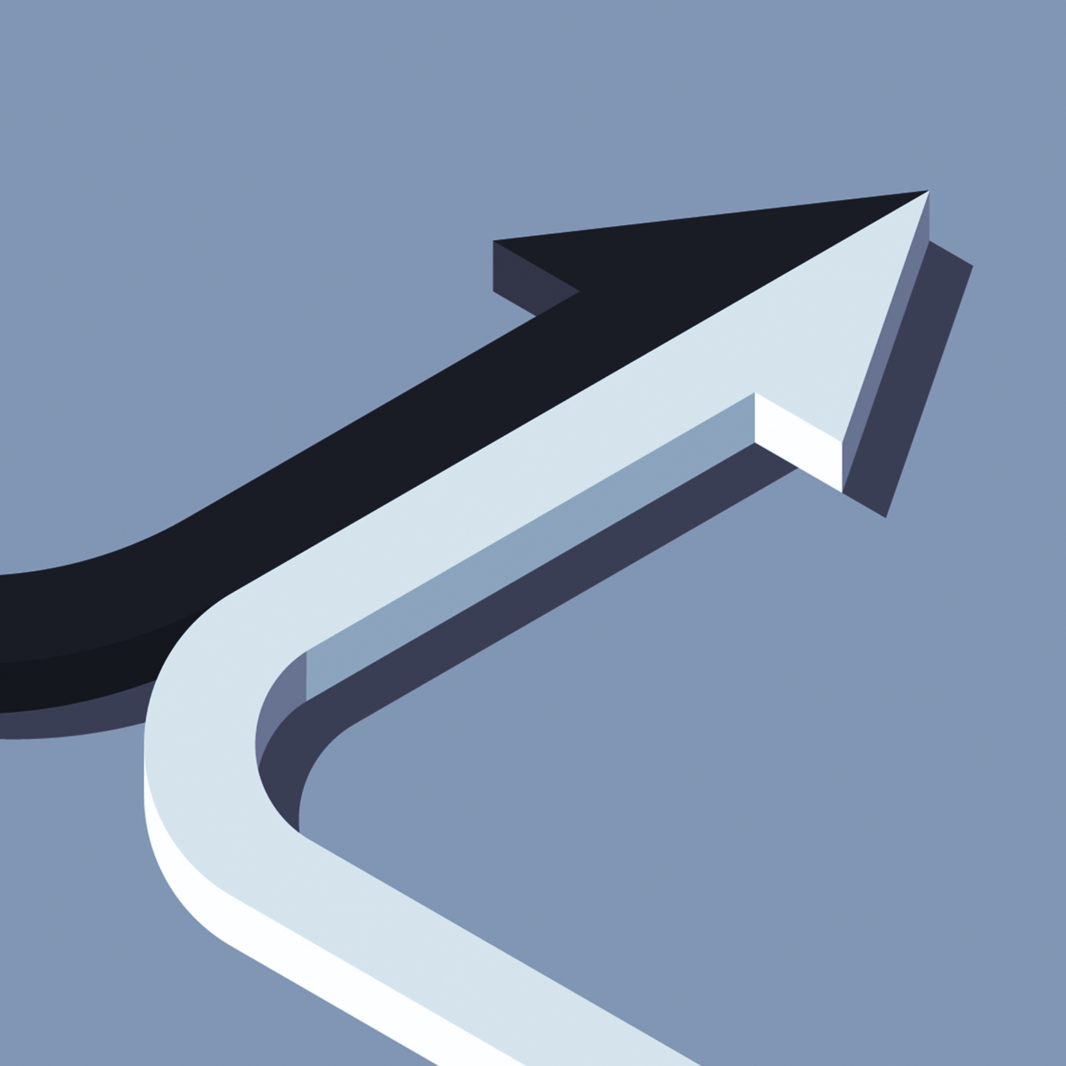 Two arrows forming one